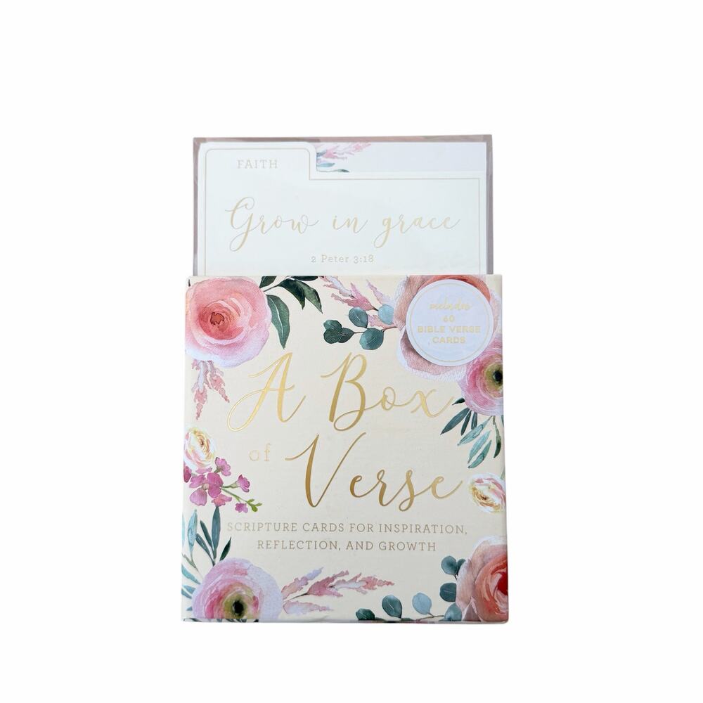 A Box of 60 Bible Verse Scripture Cards